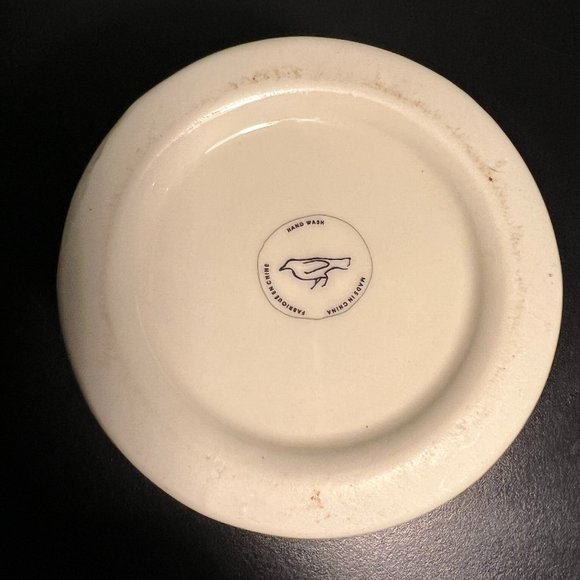 Anthropologie Monogram Initial Letter "E”  Shaving Style Cup Mug - Picture 4 of 5